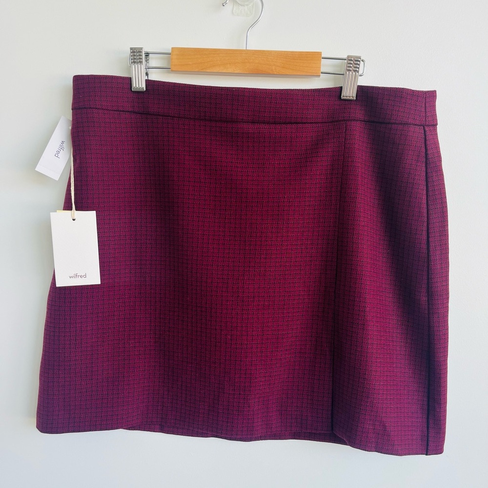NWT Wilfred Patio Mini Skirt - Size 14